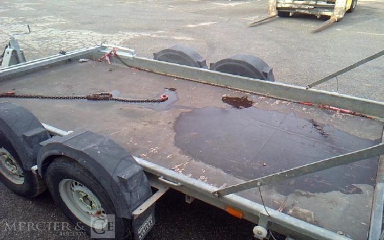 HUBIERE REMORQUE PORTE ENGIN 3T5  CD-224-PV