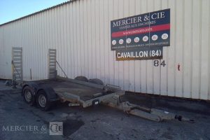 HUBIERE REMORQUE PORTE ENGIN 3T5  CQ-407-WQ