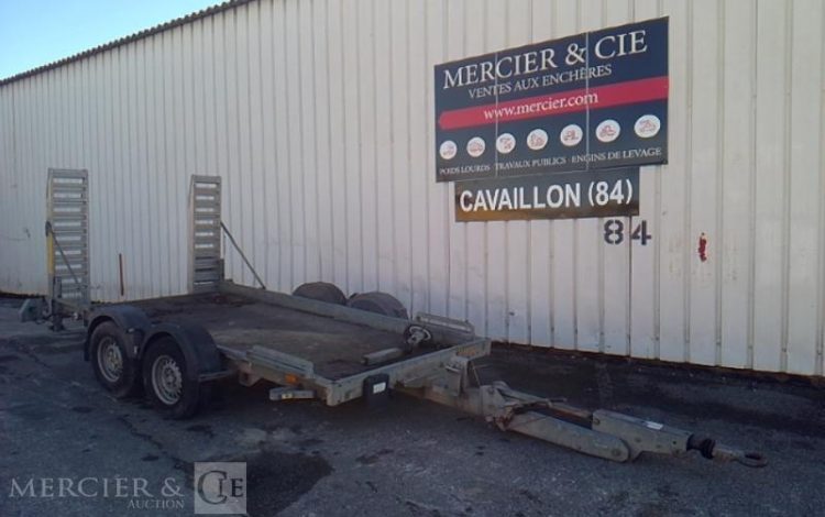 HUBIERE REMORQUE PORTE ENGIN 3T5  CQ-407-WQ