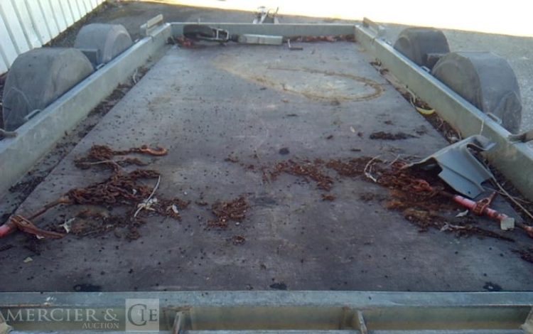 HUBIERE REMORQUE PORTE ENGIN 3T5  CQ-407-WQ