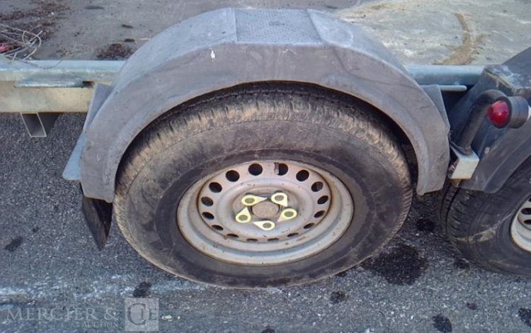 HUBIERE REMORQUE PORTE ENGIN 3T5  CQ-407-WQ