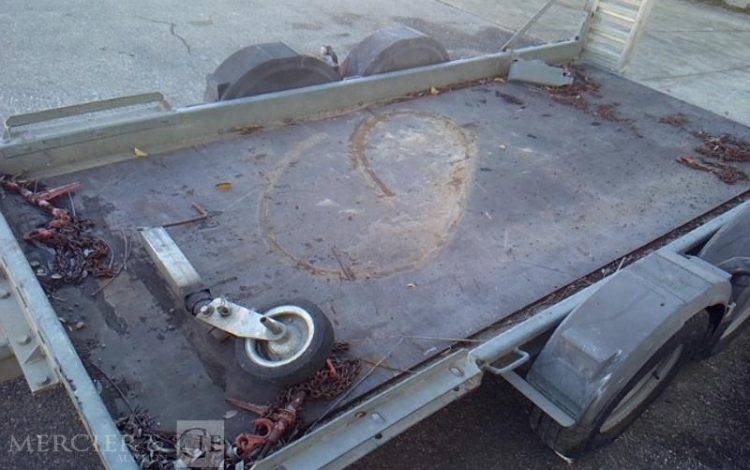 HUBIERE REMORQUE PORTE ENGIN 3T5  CQ-407-WQ