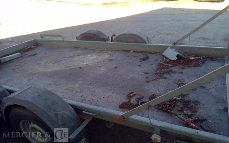 HUBIERE REMORQUE PORTE ENGIN 3T5  CQ-407-WQ