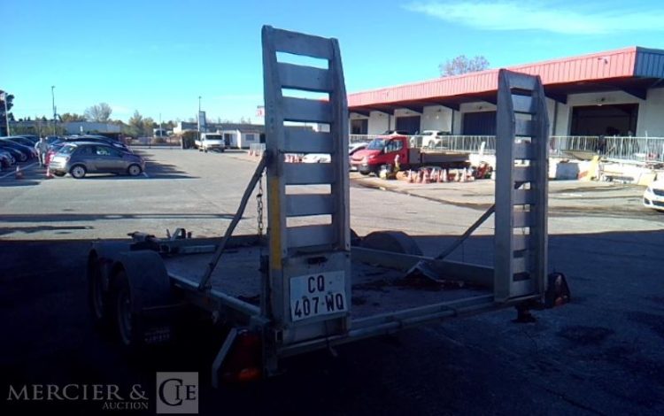 HUBIERE REMORQUE PORTE ENGIN 3T5  CQ-407-WQ