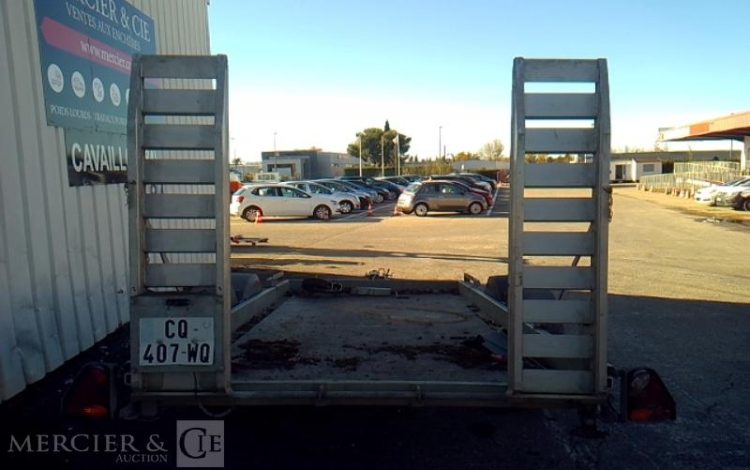 HUBIERE REMORQUE PORTE ENGIN 3T5  CQ-407-WQ