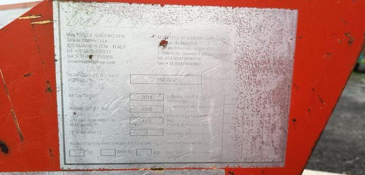 IVECO NACELLE 16M SUR VL LEGER  DC-140-XR