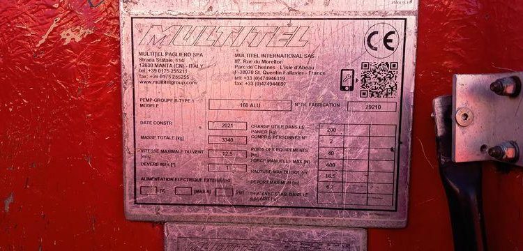 IVECO NACELLE 18M SUR VL LEGER  DD-006-AG