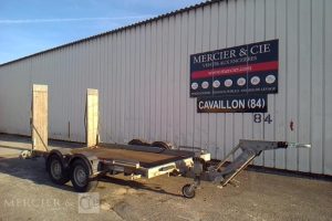 HUBIERE REMORQUE PORTE ENGIN 3T5  DE-797-NY