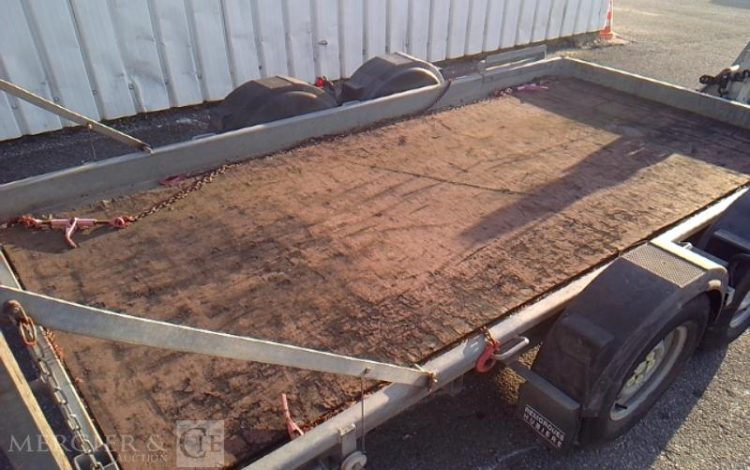 HUBIERE REMORQUE PORTE ENGIN 3T5  DE-797-NY