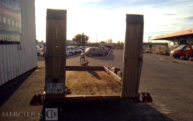 HUBIERE REMORQUE PORTE ENGIN 3T5  DE-797-NY