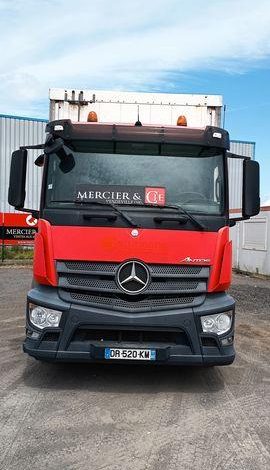 MERCEDES ANTOS 1830 NL 46 23 COURTE 320 4X2 – PTAC 19 TONNES – DIESEL – 339697 KMS ROUGE DR-520-KM