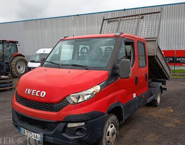 IVECO CAMION BENNE DOUBLE CABINE  DX-329-AA