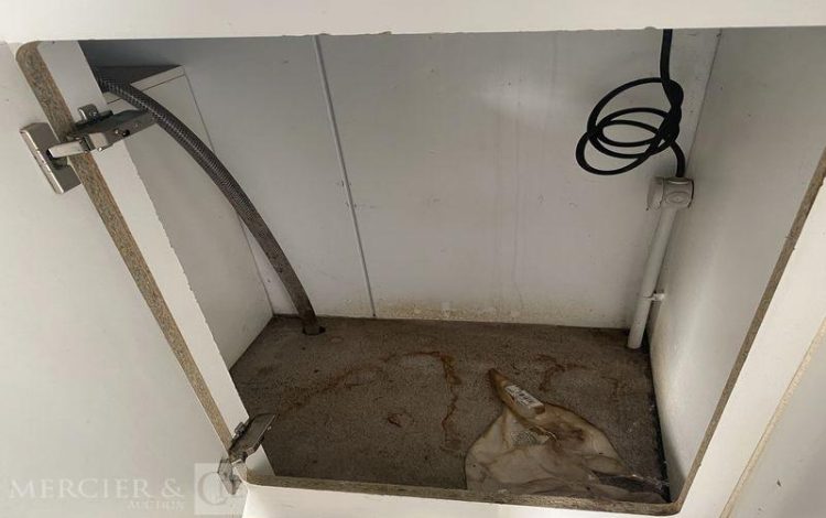 CNSE ABRIS CHANTIER SUR REMORQUE 9M2 ISOLE + WC  DZ-015-BH