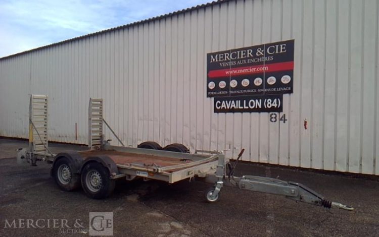 HUBIERE REMORQUE PORTE ENGIN 3T5  DZ-183-WV