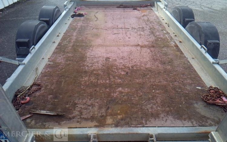 HUBIERE REMORQUE PORTE ENGIN 3T5  DZ-183-WV