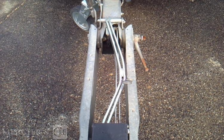 HUBIERE REMORQUE PORTE ENGIN 3T5  DZ-183-WV