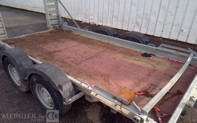 HUBIERE REMORQUE PORTE ENGIN 3T5  DZ-183-WV