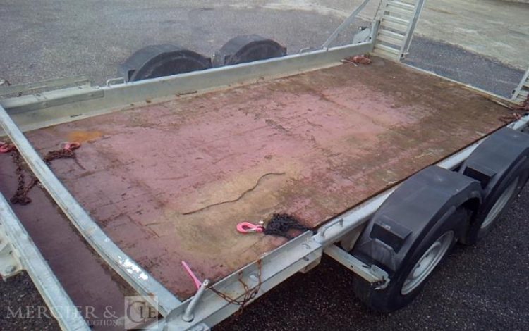 HUBIERE REMORQUE PORTE ENGIN 3T5  DZ-183-WV