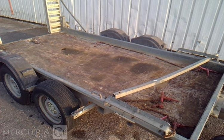 HUBIERE REMORQUE PORTE ENGIN 3T5  EJ-029-PR