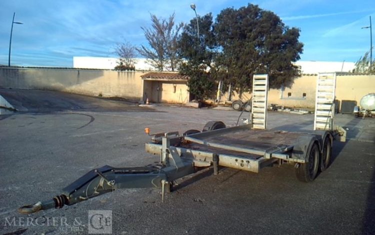 HUBIERE REMORQUE PORTE ENGIN 3T5  EJ-029-PR