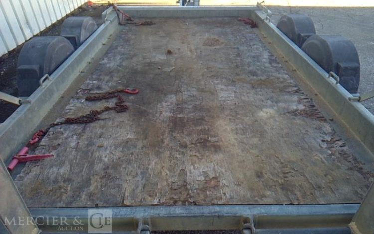 HUBIERE REMORQUE PORTE ENGIN 3T5  EK-667-QP