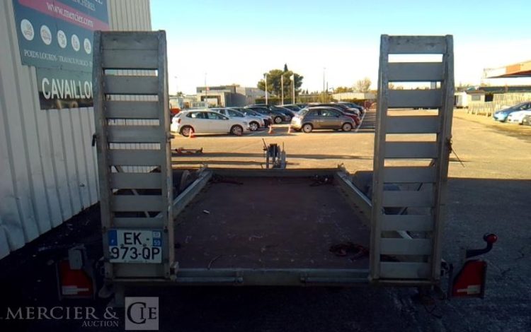 HUBIERE REMORQUE PORTE ENGIN 3T5  EK-973-QP