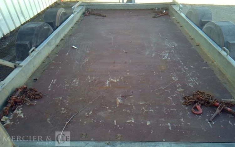 HUBIERE REMORQUE PORTE ENGIN 3T5  EK-973-QP