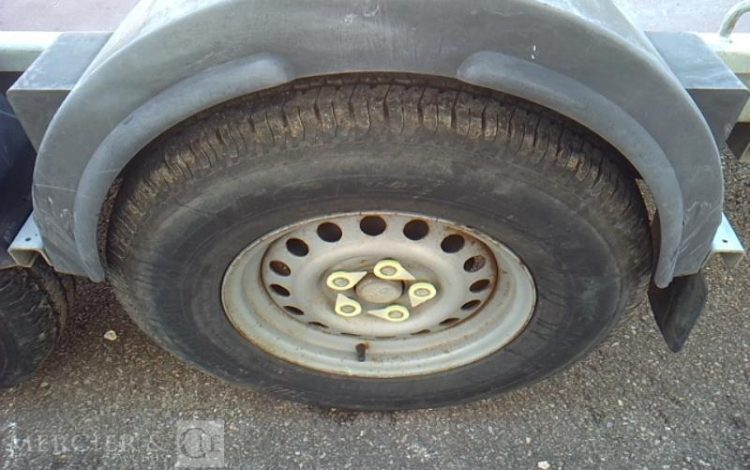 HUBIERE REMORQUE PORTE ENGIN 3T5  EK-973-QP