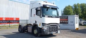 RENAULT T430  PTRA 44 TONNES DIESEL – 404609 KMS – ANNEE 2017 BLANC EN-493-CX