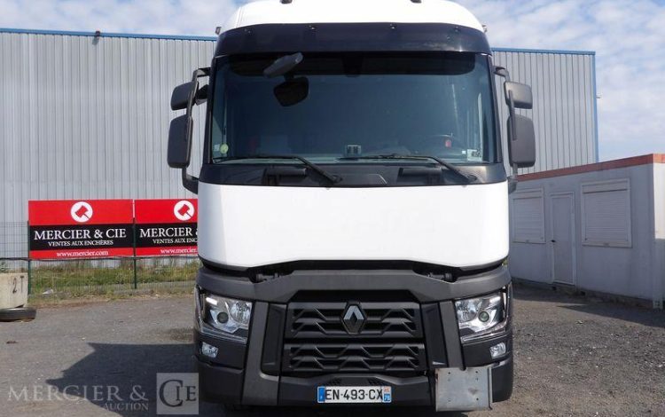 RENAULT T430  PTRA 44 TONNES DIESEL – 404609 KMS – ANNEE 2017 BLANC EN-493-CX