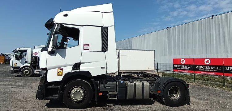 RENAULT T430  PTRA 44 TONNES DIESEL – 404609 KMS – ANNEE 2017 BLANC EN-493-CX