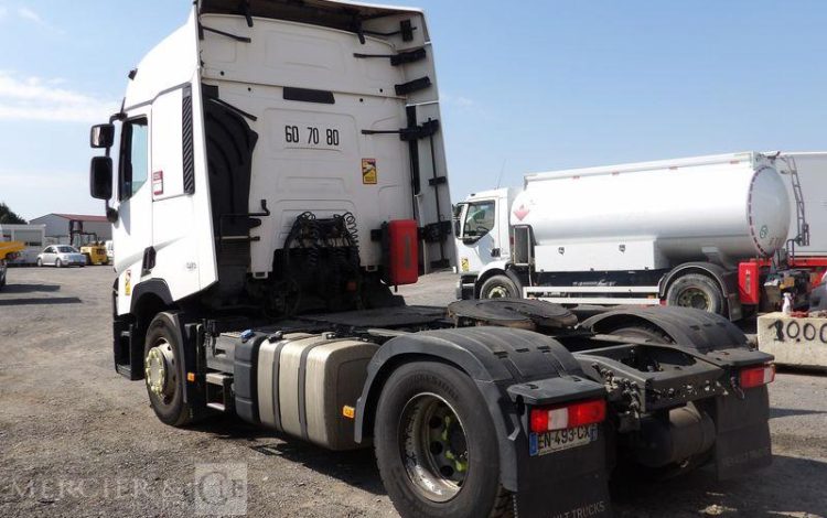RENAULT T430  PTRA 44 TONNES DIESEL – 404609 KMS – ANNEE 2017 BLANC EN-493-CX