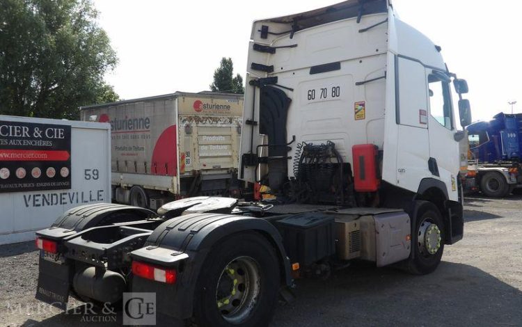 RENAULT T430  PTRA 44 TONNES DIESEL – 404609 KMS – ANNEE 2017 BLANC EN-493-CX