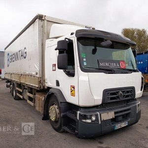 RENAULT PORTEUR D26 WIDE  PTAC : 26 TONNES – DIESEL – 523839 KMS – ANNEE 2017 BLANC EQ-821-FR