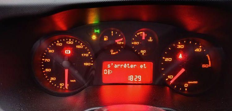 IVECO DAILY 136 72C14G AVEC HAYON DHOLLANDIA – GAZ – 219550 KMS – ANNEE 2018 BLANC EV-355-GM