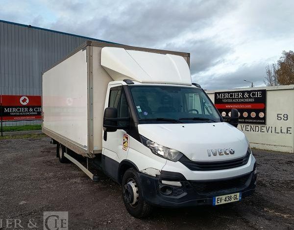 IVECO DAILY 136 72C14G AVEC HAYON DHOLLANDIA – GAZ BLANC EV-438-GL