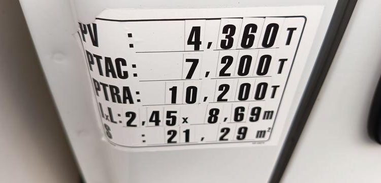 IVECO DAILY 136 72C14G AVEC HAYON DHOLLANDIA – GAZ BLANC EV-438-GL