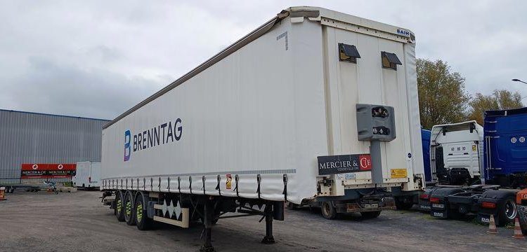 FRUEHAUF SEMI REMORQUE 3 ESSIEUX AVEC HAYON DHOLLANDIA – PTAC : 38 TONNES – ANNEE 2018  EX-396-CP