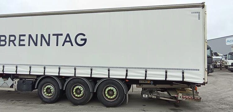 FRUEHAUF SEMI REMORQUE 3 ESSIEUX AVEC HAYON DHOLLANDIA – PTAC : 38 TONNES – ANNEE 2018  EX-396-CP