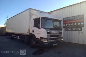 SCANIA PORTEUR P340 EURO 6 HAYON 4X2 PTAC 19T BLANC FE-879-SX