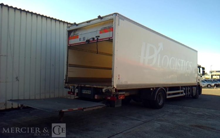 SCANIA PORTEUR P340 EURO 6 HAYON 4X2 PTAC 19T BLANC FE-879-SX