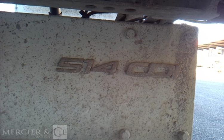 MERCEDES SPRINTER 514 CDI BENNE SIMPLE CABINE COFFRE BLANC FF-425-XJ