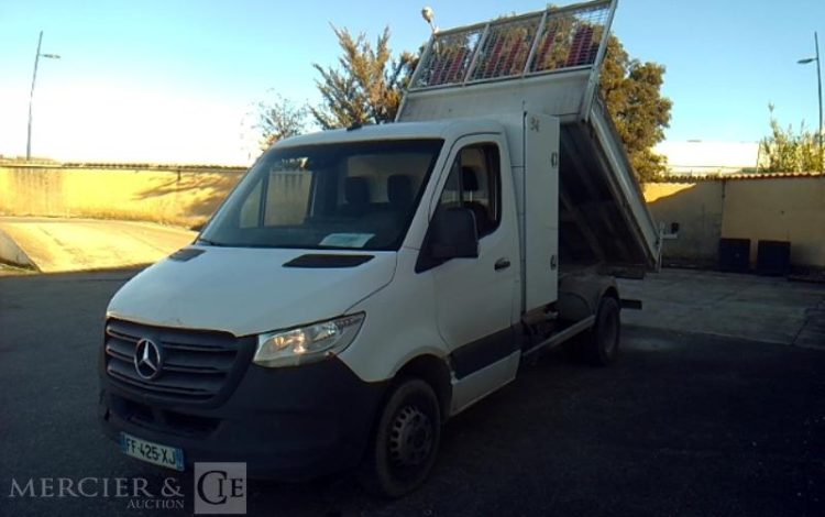 MERCEDES SPRINTER 514 CDI BENNE SIMPLE CABINE COFFRE BLANC FF-425-XJ