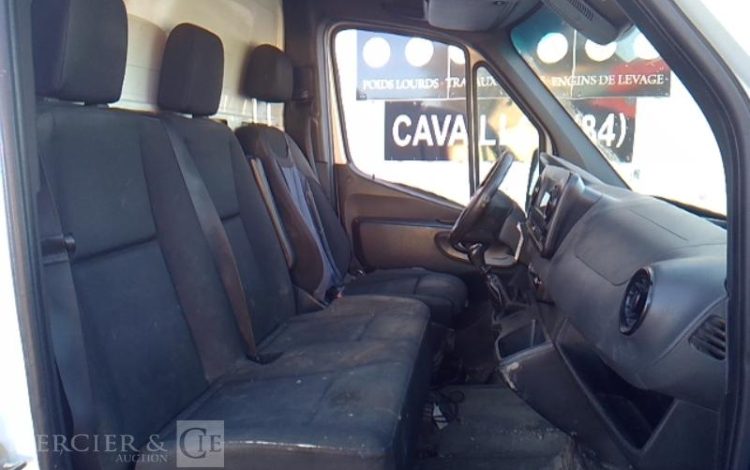 MERCEDES SPRINTER 514 CDI BENNE SIMPLE CABINE COFFRE BLANC FF-425-XJ