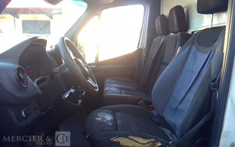MERCEDES SPRINTER 514 CDI BENNE SIMPLE CABINE COFFRE BLANC FF-425-XJ