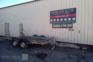 HUBIERE REMORQUE PORTE ENGIN 3T5  FF-543-YE