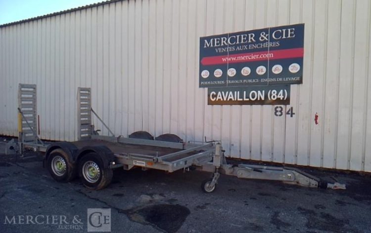 HUBIERE REMORQUE PORTE ENGIN 3T5  FF-543-YE