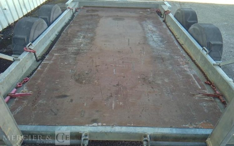 HUBIERE REMORQUE PORTE ENGIN 3T5  FF-543-YE