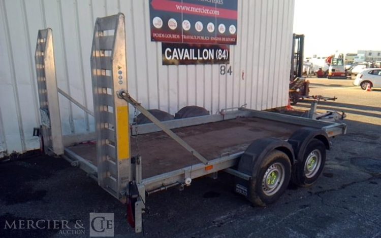 HUBIERE REMORQUE PORTE ENGIN 3T5  FF-543-YE