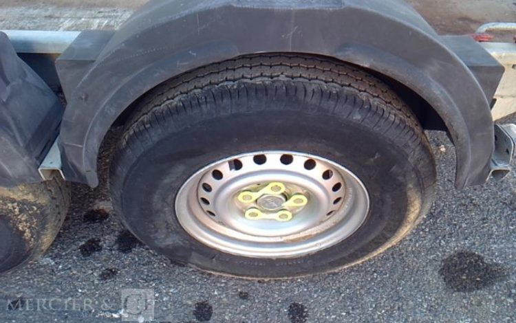 HUBIERE REMORQUE PORTE ENGIN 3T5  FF-543-YE